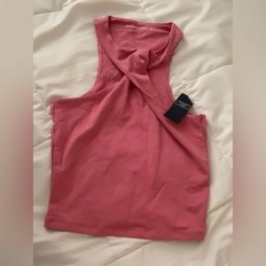 Abercrombie and Fitch high neck twist top
